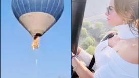 Aylín Mujica fue testigo de mortal accidente en Teotihuacán, también en un globo aerostático