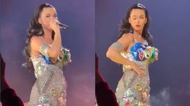 Katy Perry se burla de su párpado cerrado para anunciar sus conciertos en Las Vegas
