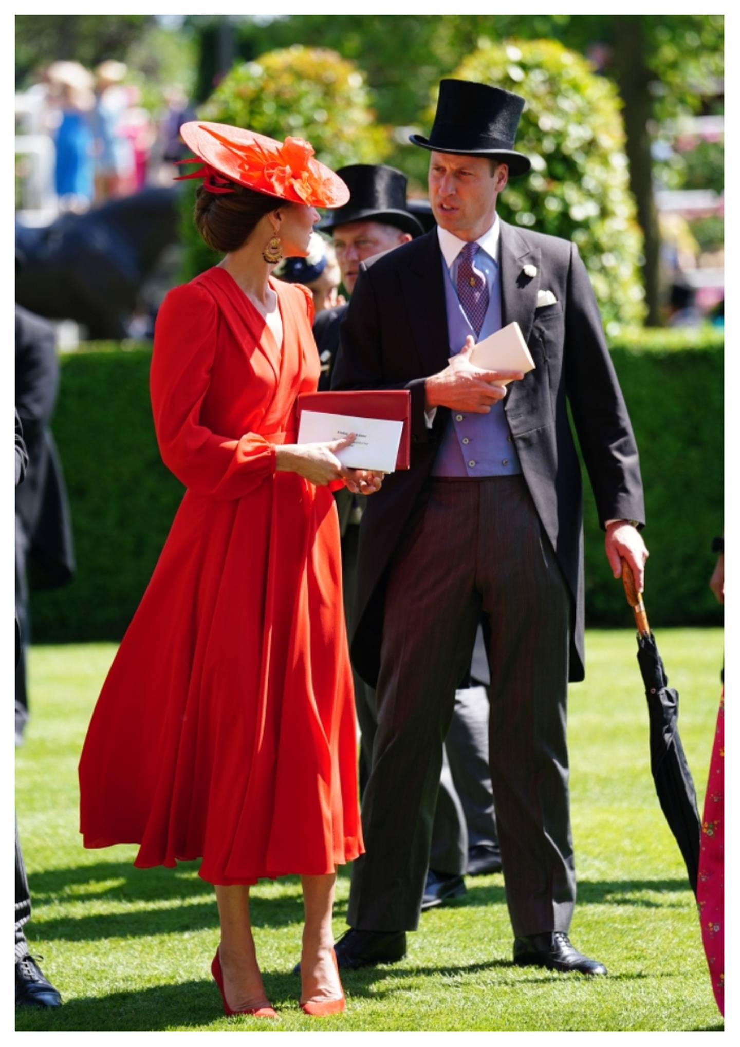 Kate Middleton junto al príncipe William