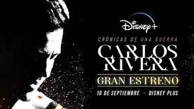 'Crónicas de una guerra', el documental sobre la gira de Carlos Rivera, llega a Disney+