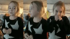 Amelia, la niña ucraniana que conmovió cantando el éxito musical de ‘Frozen’ en un búnker