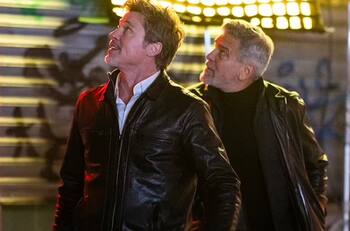 Brad Pitt y George Clooney reaparecen juntos en el barrio chino de Nueva York