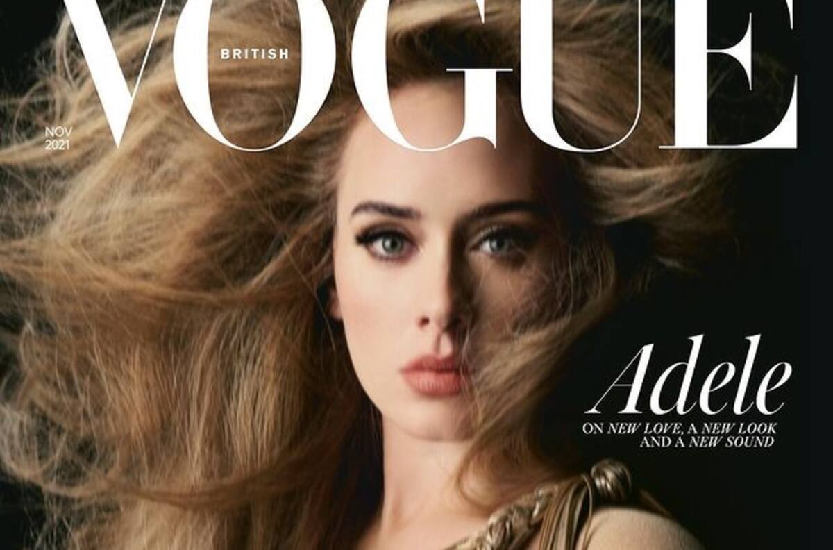Hello... is Adele, en la portada de la revista Vogue
