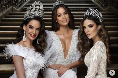 Ximena Navarrete, Lupita Jones y Andrea Meza presumen sus lujosas coronas de Miss Universo