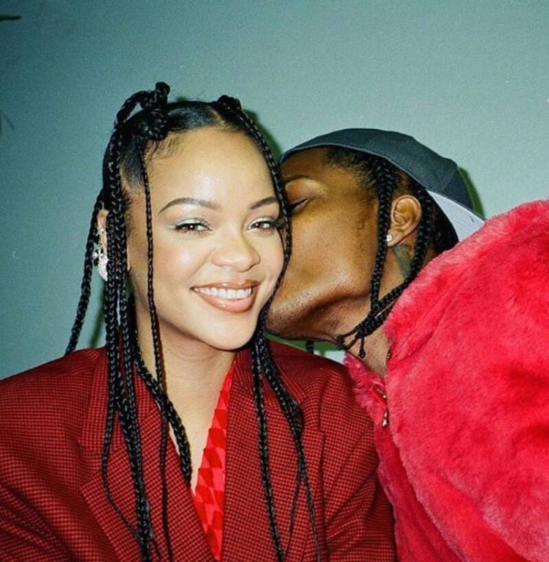 Rihanna y A$AP Rocky se muestran más unidos a días del nacimiento de su bebé - Créditos: Instagram