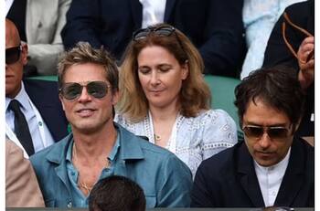 Hollywood en pleno llegó a la final de Wimbledon
