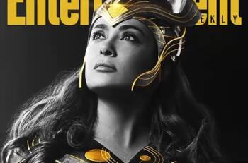 Salma Hayek llora nuevamente al explicar qué pasó cuando se vio en el traje de 'Eternals'