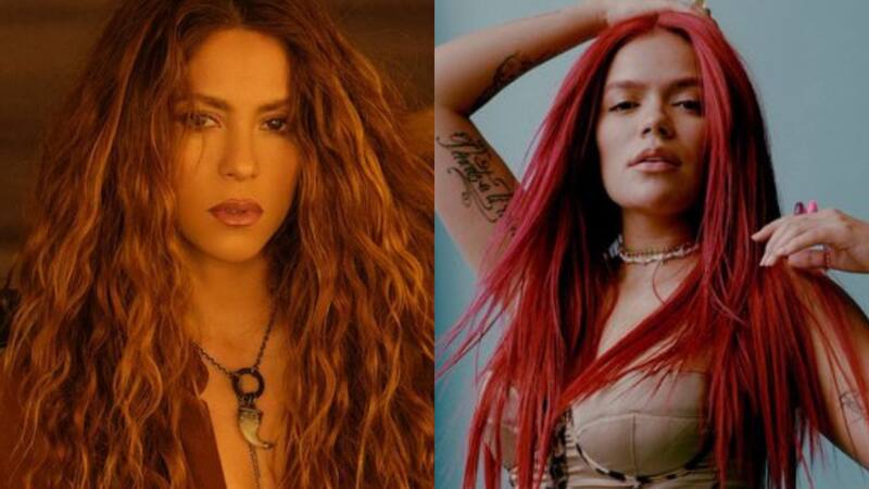 Shakira y Karol G preparan su próximo éxito - Créditos: Twitter