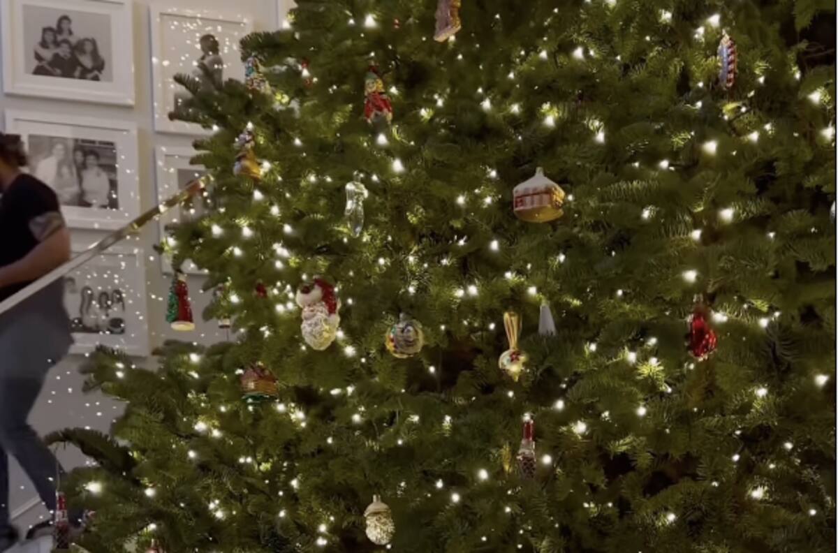 Kylie Jenner presume su gigantesco y majestuoso árbol de Navidad y provoca severas críticas