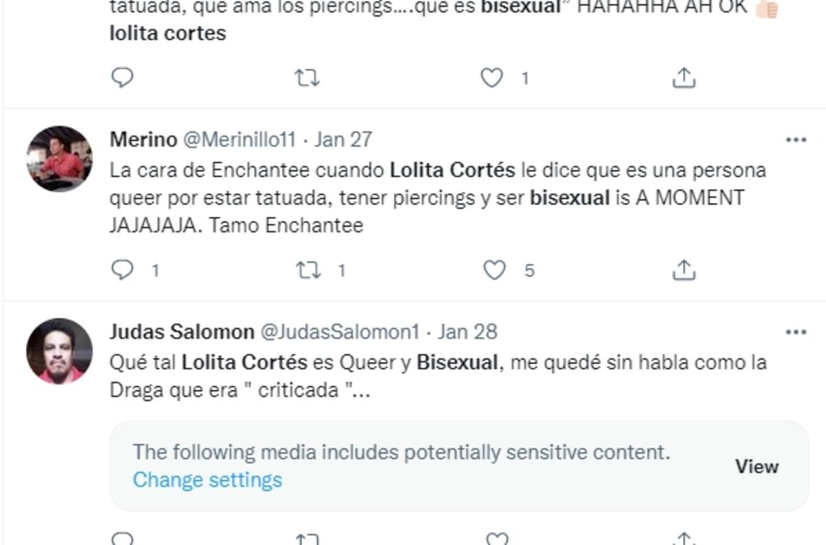 Lolita Cortés crea polémica tras declararse persona queer y bisexual