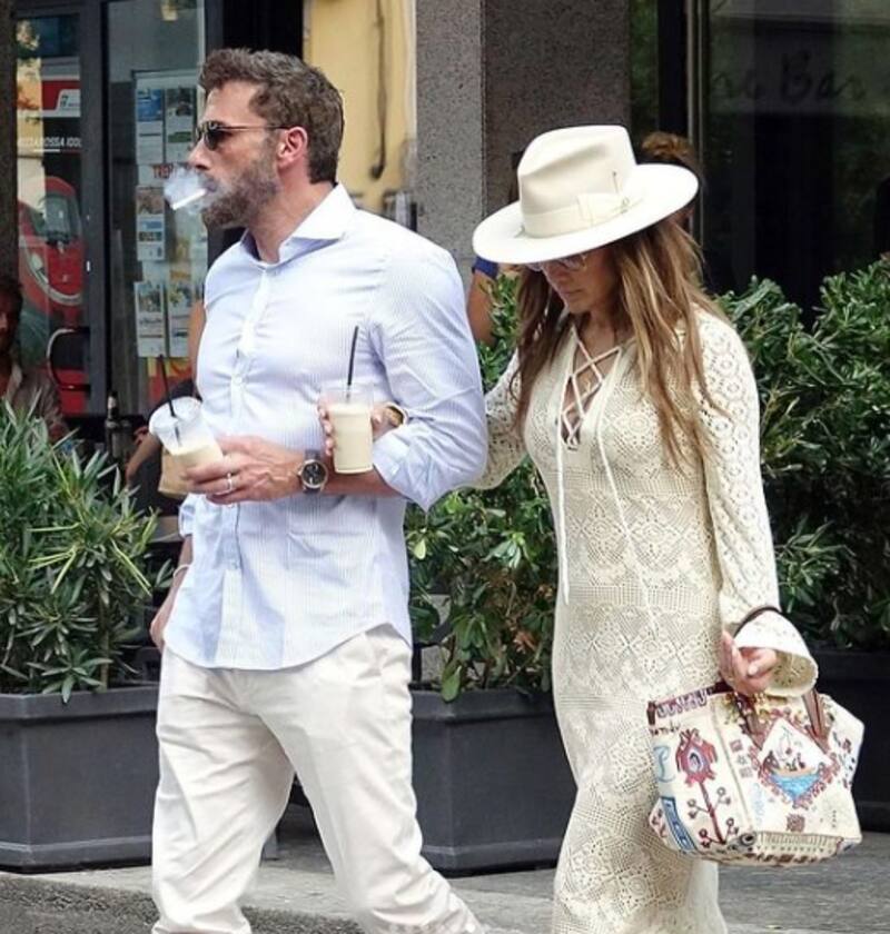 JLo y Ben Affleck se despiden de Italia - Créditos: Instagram