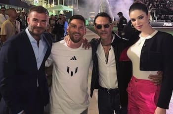 Nadia Ferreira brilla en la bienvenida de Messi al Inter de Miami