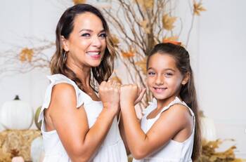 Adamari López y Alaïa envían sus mejores deseos para este Thanksgiving