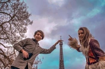 Tras recuperar su salud, Grettell Valdez se va de vacaciones a París e Islandia con su hijo Santino
