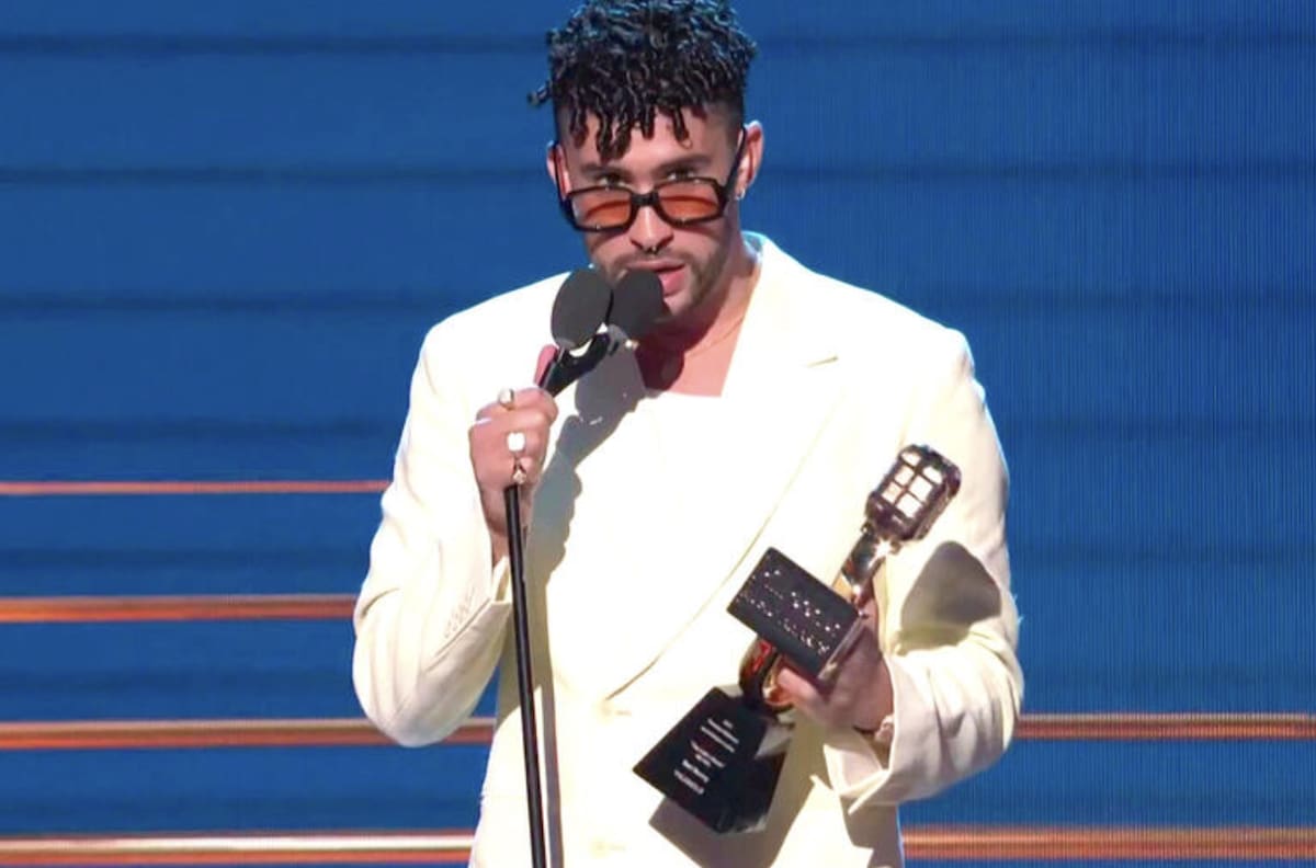 Bad Bunny se coronó como el ganador de los Billboard Latinos