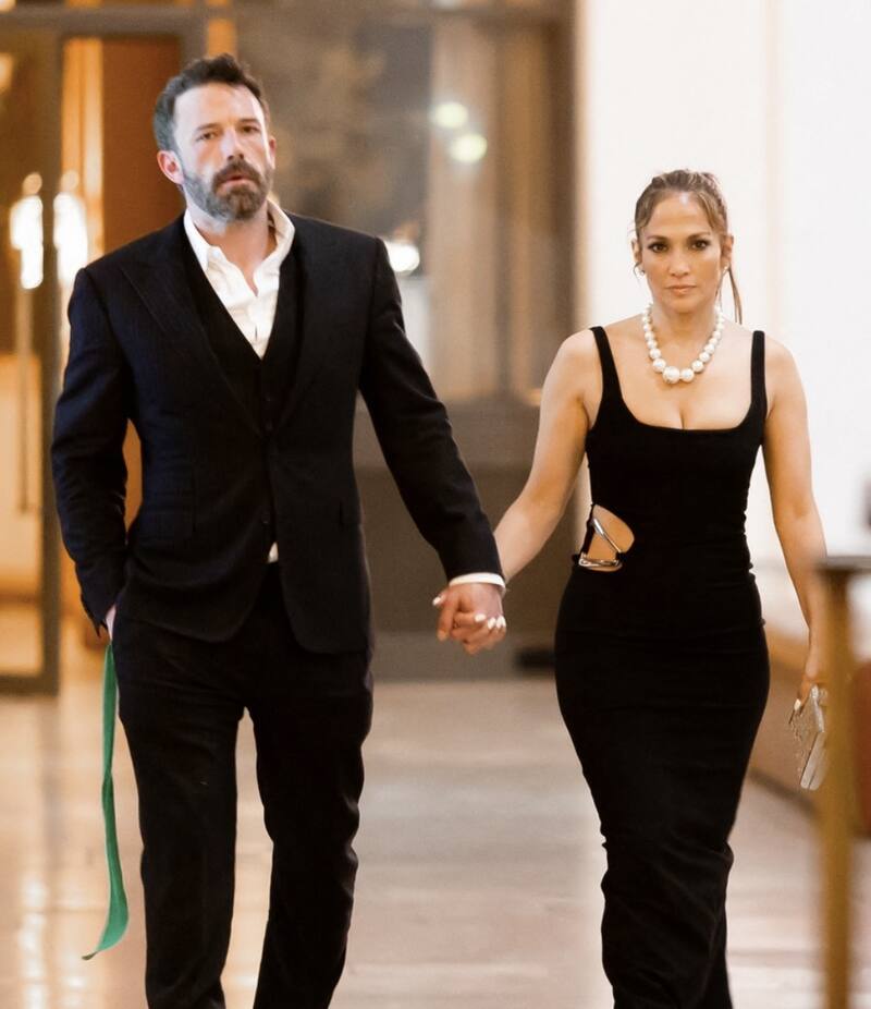 Ben Affleck se mostró muy conmovido durante el cumpleaños de JLo. - Créditos: Instagram