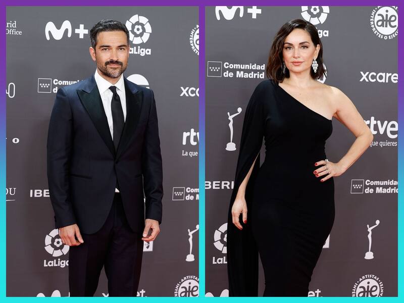 Ana de la Reguera y Alfonso Herrera se mostraron por primera vez en los Premios Platino - Créditos: Hola!