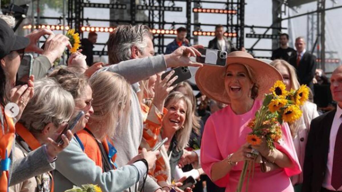 La conmoción de Máxima, de origen argentino, cuando holandeses le cantaron 'Cielito Lindo'