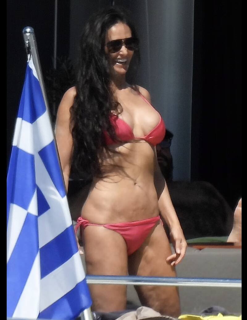 Demi Moore fue elogiada por la actual pareja de su ex esposo Bruce Willis. - Créditos: Daily Mail