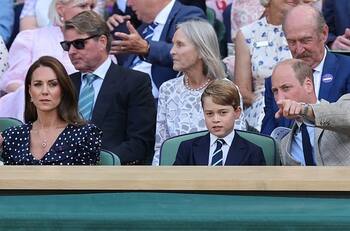 Los gestos del Príncipe George acaparan la atención en la final de Wimbledon