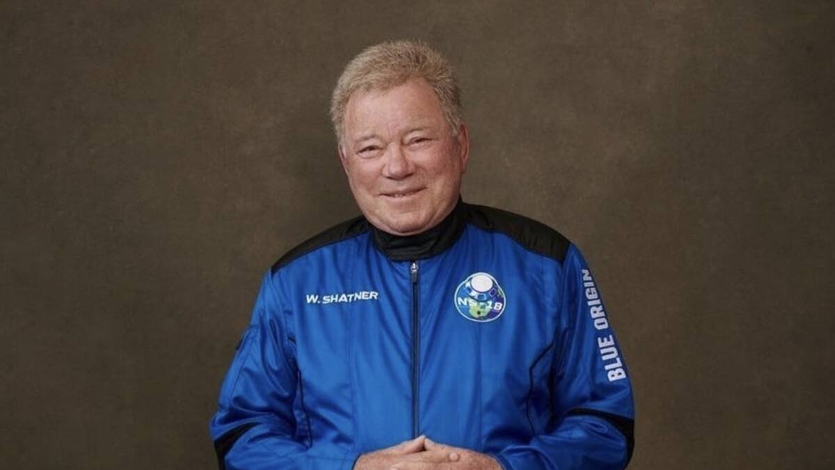 De la ficción a la realidad: William Shatner viaja al espacio
