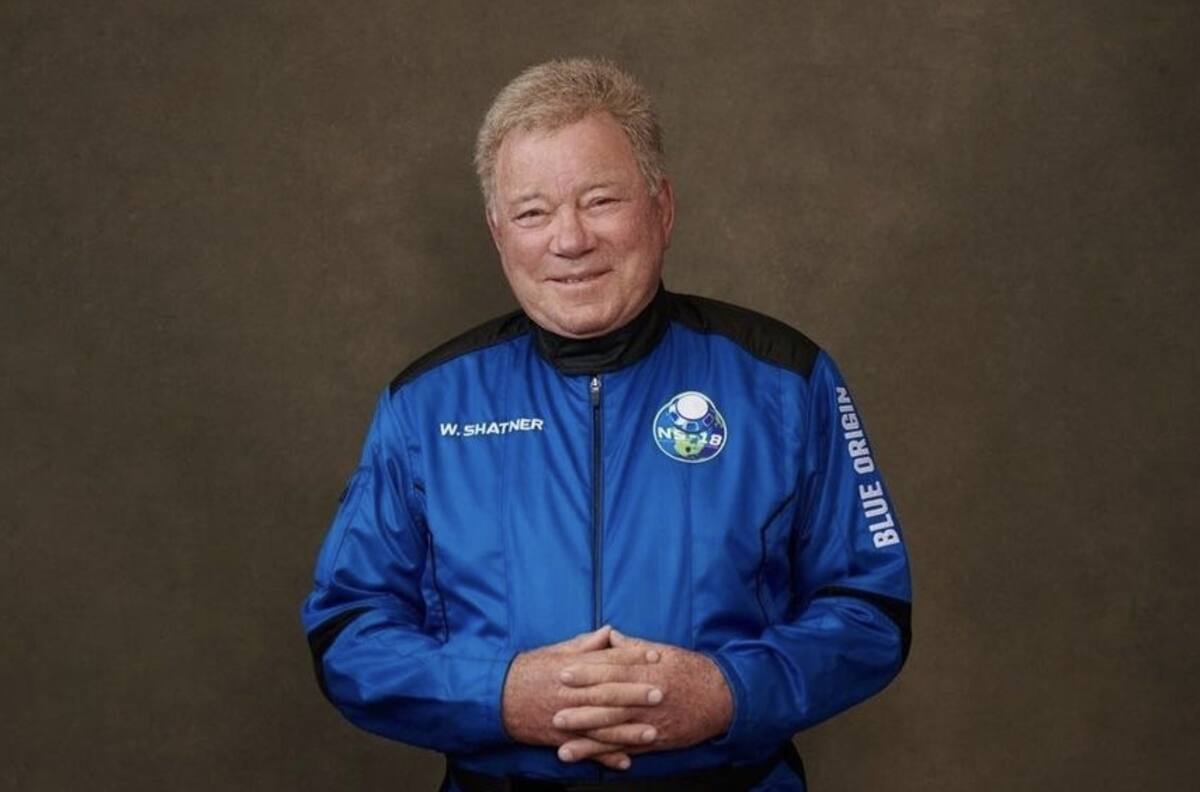 De la ficción a la realidad: William Shatner viaja al espacio