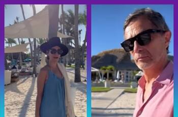 Humberto Zurita y Stephanie Salas tienen escapada romántica a paradisiaco destino
