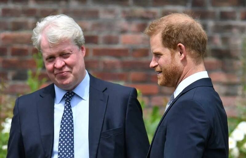 El conde Spencer y su sobrino, el príncipe Harry. - Créditos: Instagram