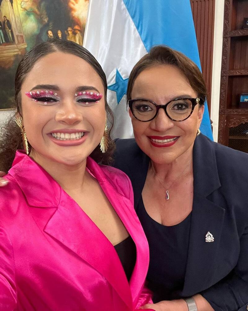 Cesia Sáenz se reúne con la presidenta de Honduras - Créditos: Instagram