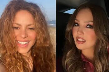 Thalía dice que no habló de Shakira pero muestra video de sus caderas como si fuera ella