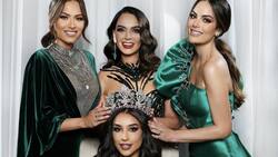 El gesto de las tres Miss Universo de México con Irma Miranda, la representante de ese país