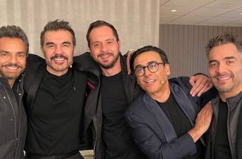 La emotiva sorpresa de Eugenio Derbez y Omar Chaparro para Adrián Uribe y Adal Ramones