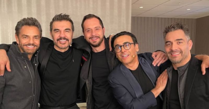 La sorpresa de Omar Chaparro y Eugenio Derbez - Créditos: Instagram