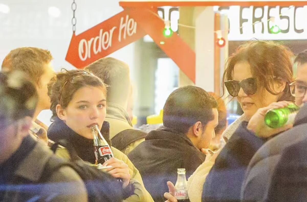 Suri Cruise y Katie Holmes demostraron ser fanáticas de la comida mexicana