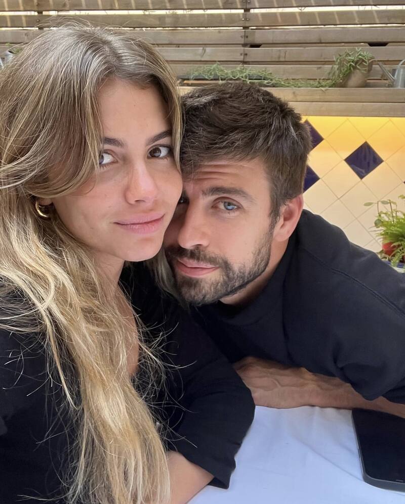Gerard Piqué reaccionó con burlas a un incomodo momento que vivió Clara Chía - Créditos: Instagram
