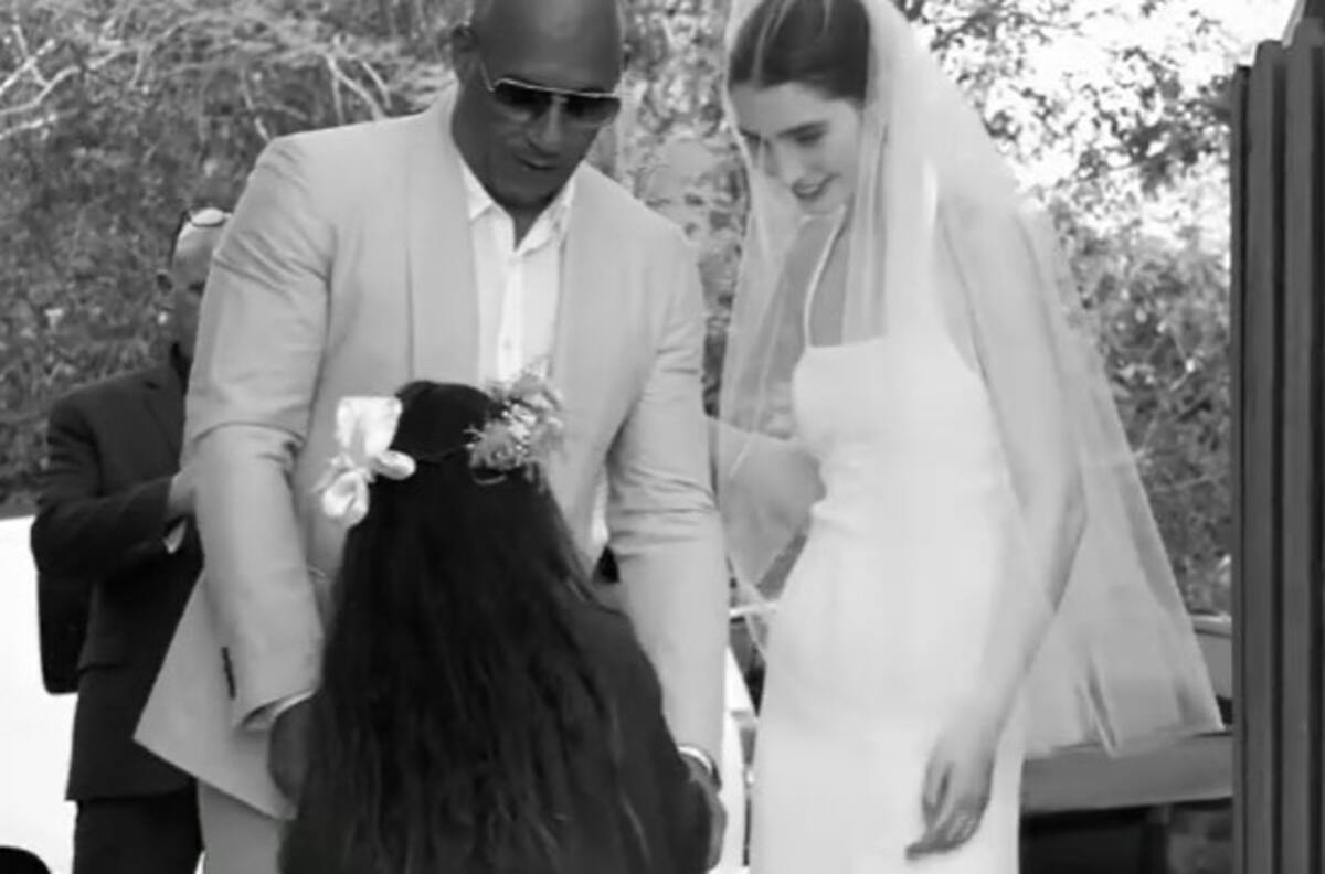 Un emocionado Vin Diesel es padrino de boda de la hija de Paul Walker