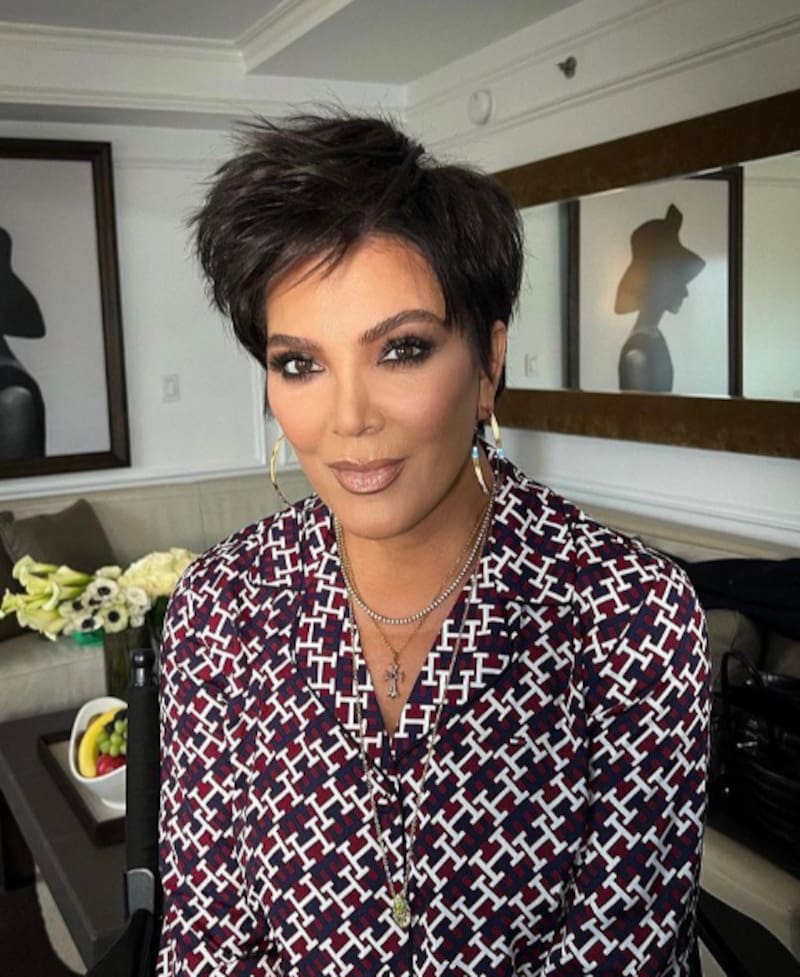 Kris Jenner llegó a la Semana de la Moda - Créditos: TWITTER