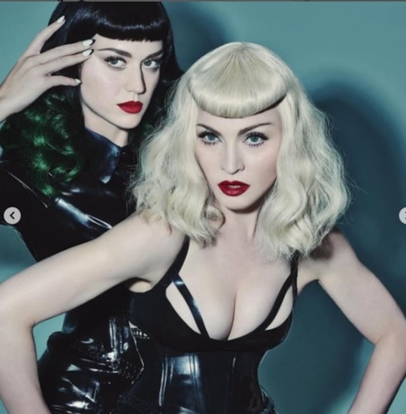 Katy Perry y Madonna colaborarán juntas - Créditos: Instagram