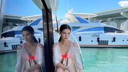 Nadia Ferreira y Marc Anthony a bordo de su lujoso yate reciben a estas celebridades latinas