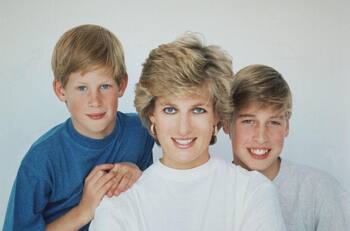Así era el futuro que la princesa Diana de Gales quería para sus hijos William y Harry