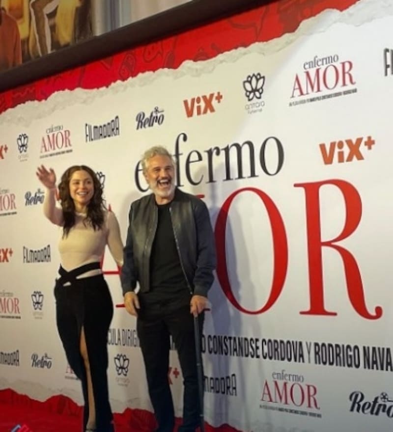 Juan Pablo Medina acude al estreno de 'Enfermo Amor' - Créditos: Instagram