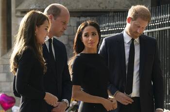 Kate Middleton confiesa que el paseo con Harry y Meghan para el funeral de la Reina fue muy incómodo