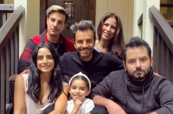 Eugenio Derbez se reencuentra con sus hijos tras un año de no verse