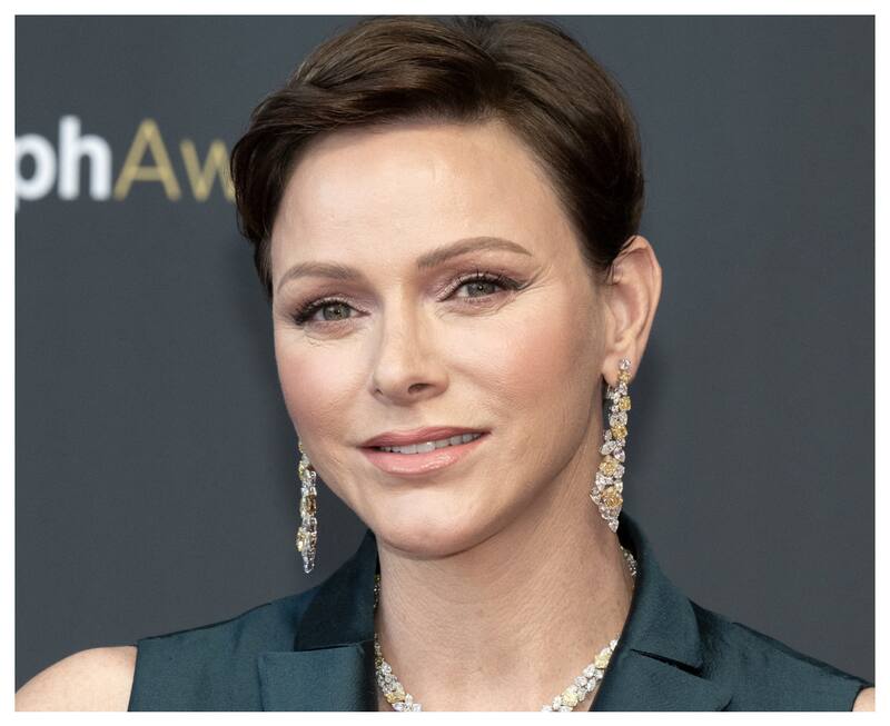 La princesa Charlene de Mónaco se oscureció el pelo.