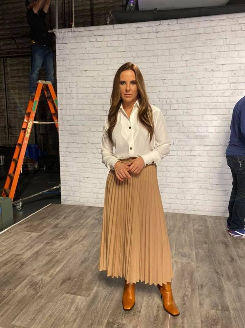 Kate del Castillo se prepara para grabar en Perú - Créditos: Facebook: Kate del Castillo