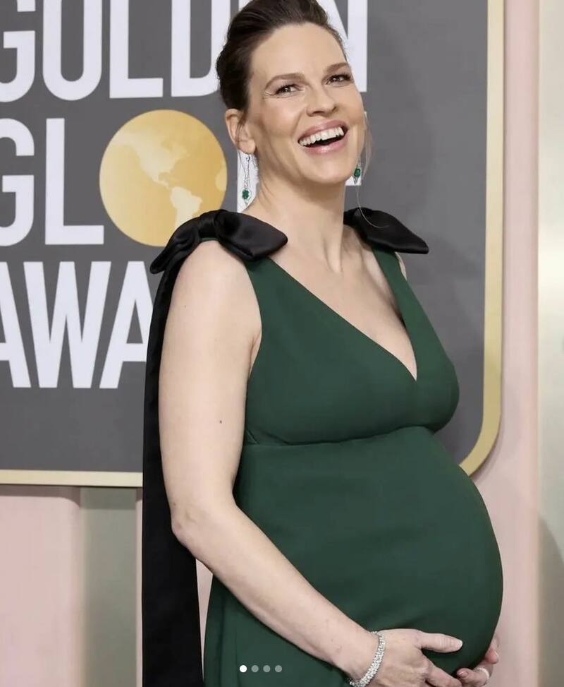 Hilary Swank compartió fotos sin ropa que se tomó durante el embarazo - Créditos: Instagram