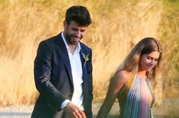 Gerard Piqué y Clara Chía festejaron en grande su primer año de relación