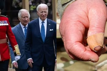 El misterio de los dedos del Rey Carlos durante su encuentro con Biden