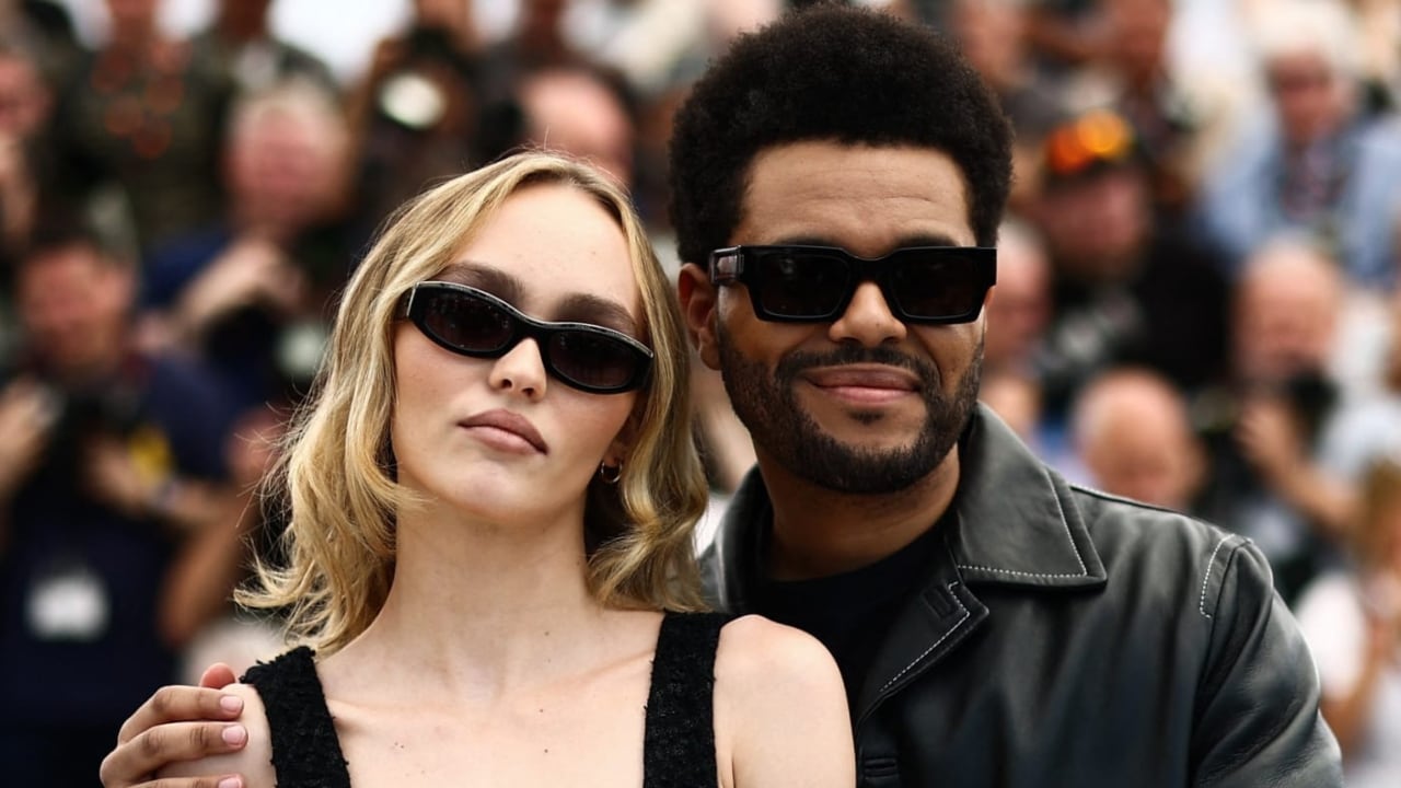 Lily-Rose Depp junto a The Weeknd
