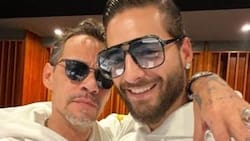 Nadia Ferreira y Marc Anthony despidieron la soltería con Maluma y los Beckham